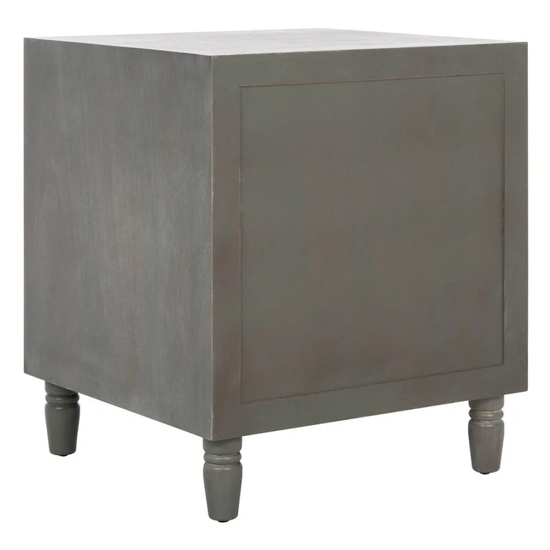 Table de chevet de rangement Dila SAFAVIEH à 2 tiroirs - 22 x 22 x 26 - 22Lx22Px26H