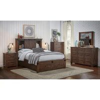 Collection chambre 4 pièces Simply Solid Shelba en bois massif