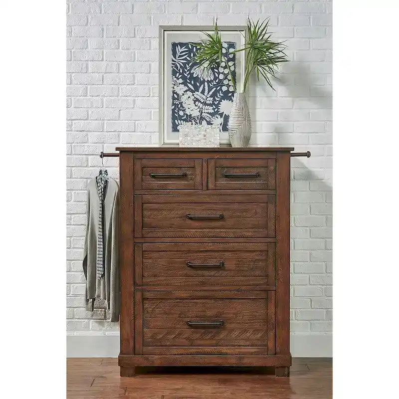 Collection chambre 4 pièces Simply Solid Shelba en bois massif