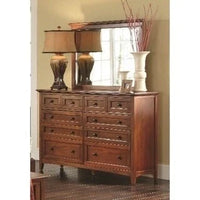 Collection de chambre King en bois massif Simply Solid Aiden, 6 pièces