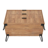Ensemble table de chevet commode 3 tiroirs moderne Manhattan Comfort Dumbo 2 pièces