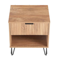 Ensemble table de chevet commode 3 tiroirs moderne Manhattan Comfort Dumbo 2 pièces