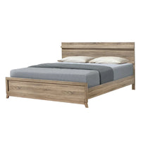Ensemble de chambre à panneaux Daemon brun clair, 6 pièces