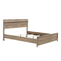 Ensemble de chambre à panneaux Daemon brun clair, 6 pièces