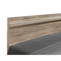 Ensemble de chambre à panneaux Daemon brun clair, 6 pièces