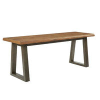 Banc Weston en finition sable rustique