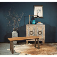 Banc Weston en finition sable rustique