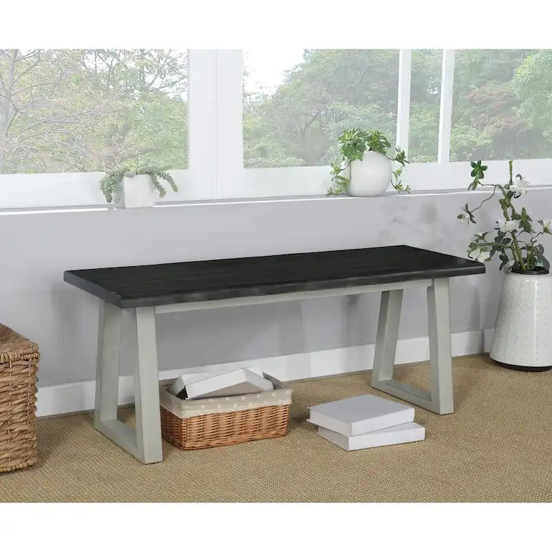 Banc Weston en finition sable rustique