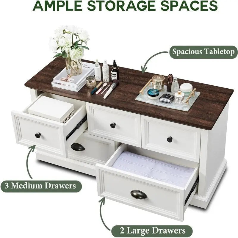 Banc de placard de rangement - 15.86D x 45W x 21.14H