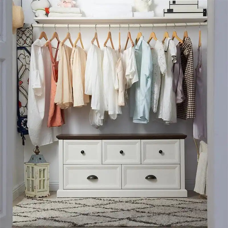 Banc de placard de rangement - 15.86D x 45W x 21.14H