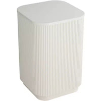Table d'appoint plissée moderne blanche large 16 Studio 55D Murphy