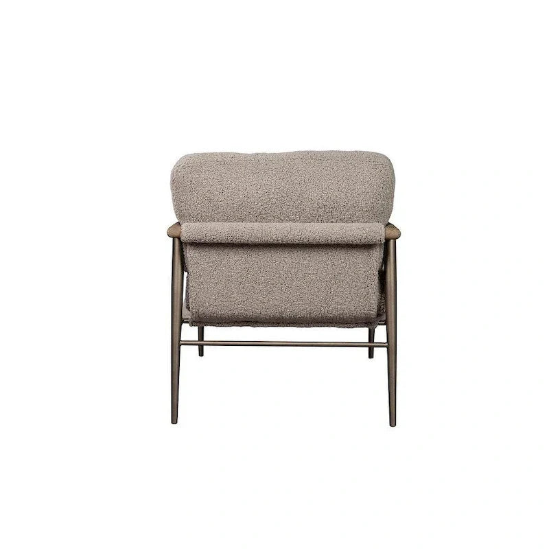 Fauteuil d'appoint rembourré McNeal, Gris lavé