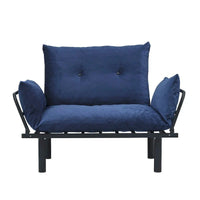Causeuse futon Sona, cadre pliable