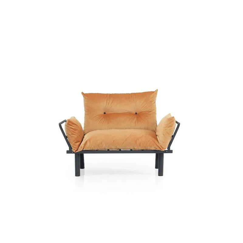 Causeuse futon Sona, cadre pliable