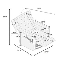 Fauteuil à Bascule Pivotant Poundex