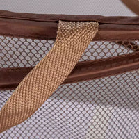 Panier à linge en maille escamotable, armature en acier à ressort, doublure en maille pour la circulation de l'air, grande capacité, montage facile, rangement compact