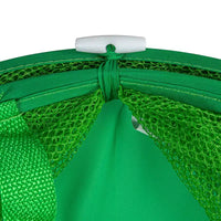 Panier à linge en maille escamotable, armature en acier à ressort, doublure en maille pour la circulation de l'air, grande capacité, montage facile, rangement compact