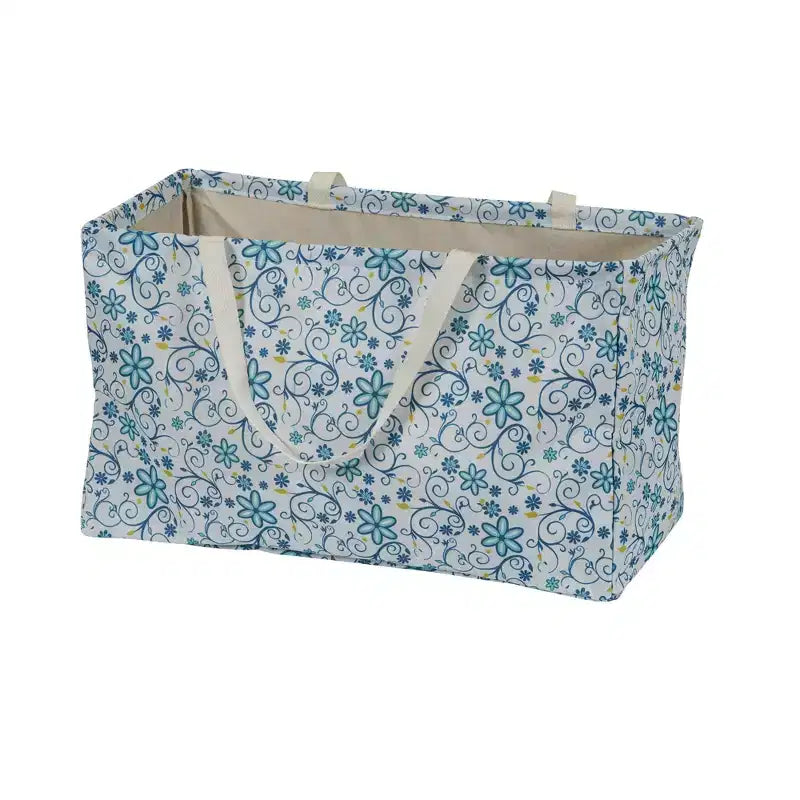 Sac fourre-tout utilitaire en toile avec poignées, fourre-tout Krush rectangulaire, doublure en vinyle résistante à l'eau, grande capacité, durable et polyvalent