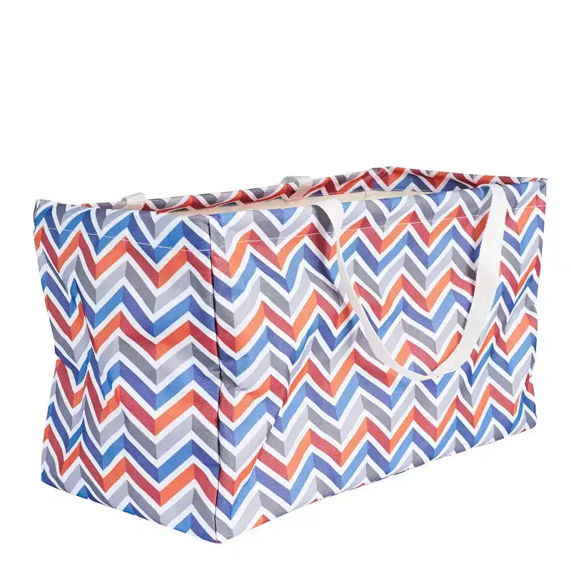 Sac fourre-tout utilitaire en toile avec poignées, fourre-tout Krush rectangulaire, doublure en vinyle résistante à l'eau, grande capacité, durable et polyvalent