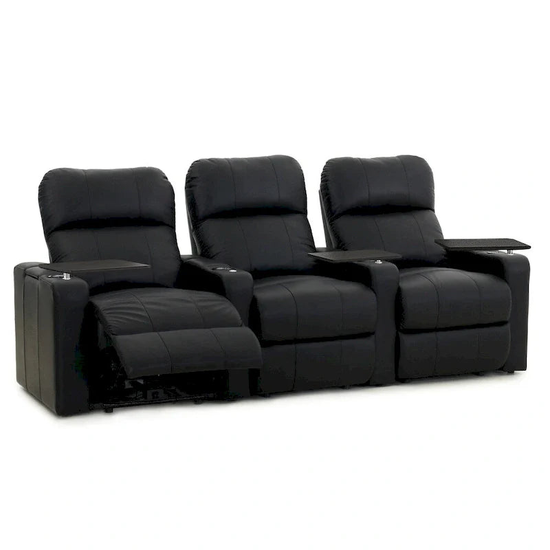 Ensemble de sièges home cinéma en cuir électrique Octane Turbo XL700 (rangée de 3)