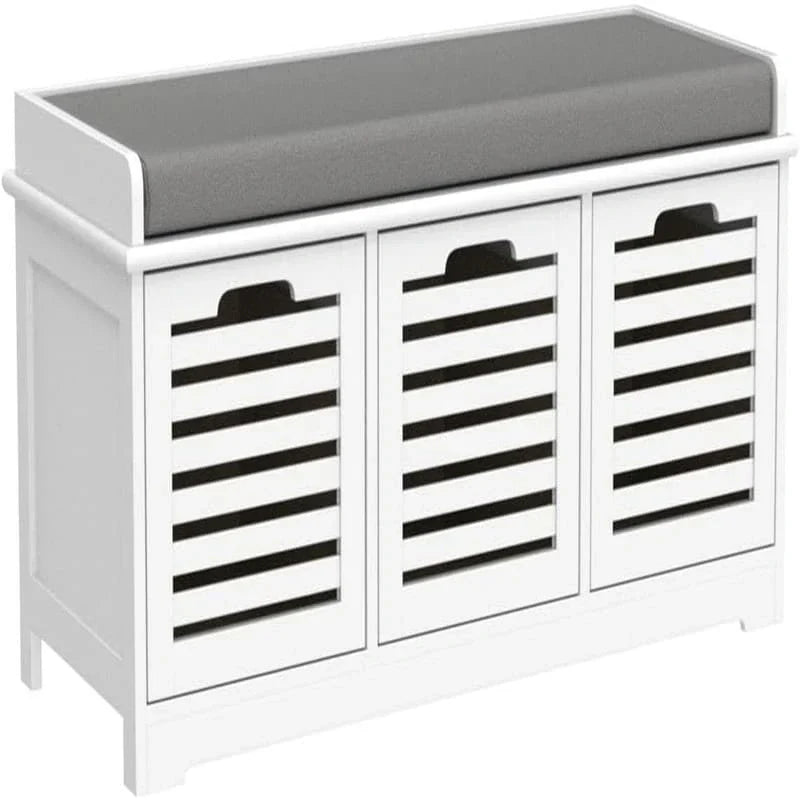 Banc de rangement avec 3 tiroirs - 35 P x 105 L x 43 H cm