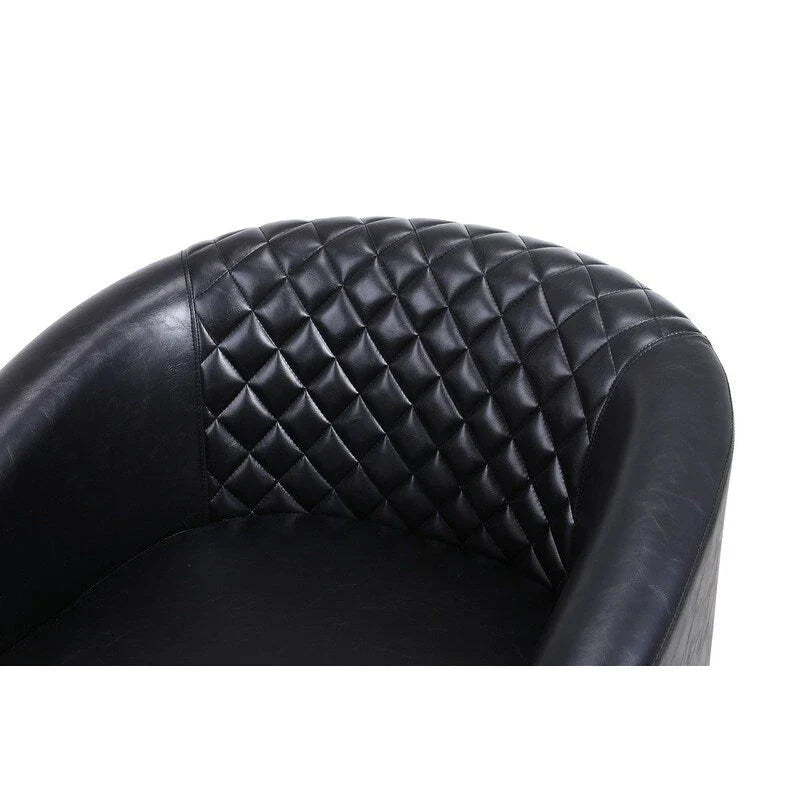 COOLMORE Fauteuil d'appoint en forme de tonneau pour salon
