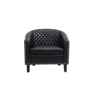 COOLMORE Fauteuil d'appoint en forme de tonneau pour salon