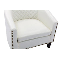 COOLMORE Fauteuil d'appoint en forme de tonneau pour salon