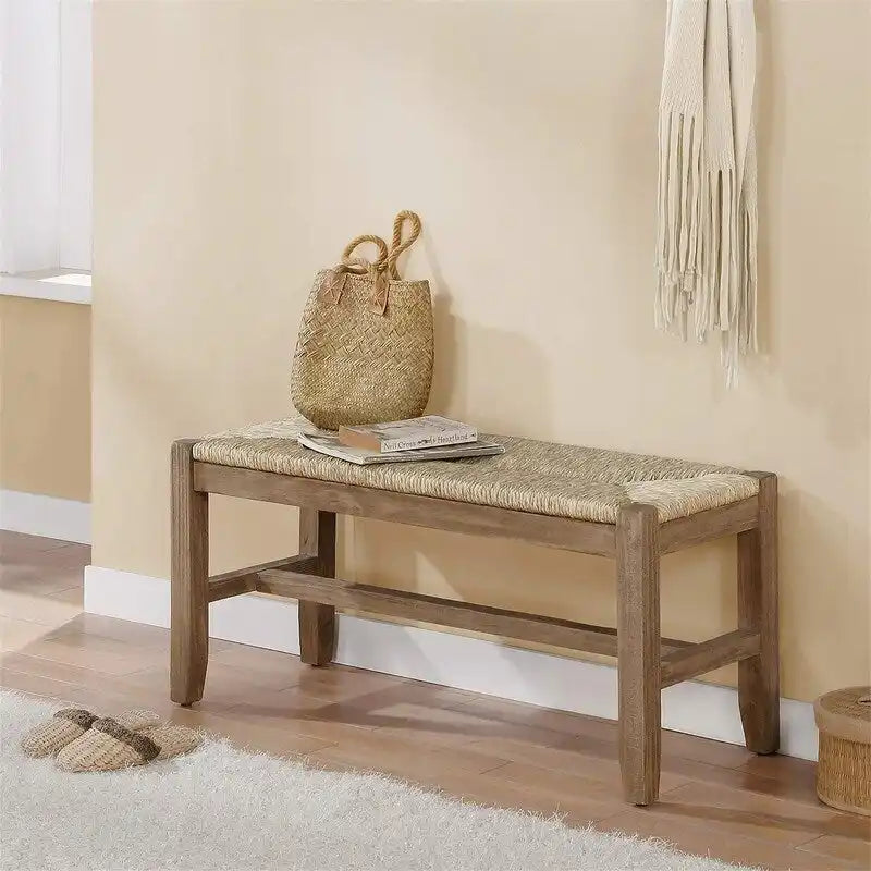 Banc à chaussures d'entrée - 15D x 40W x 18H