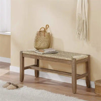 Banc à chaussures d'entrée - 15D x 40W x 18H