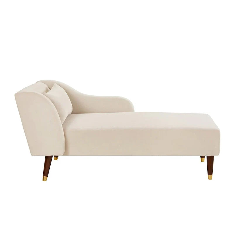 Méridienne moderne en velours