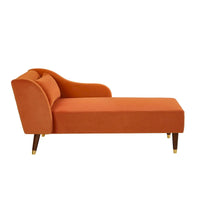 Méridienne moderne en velours