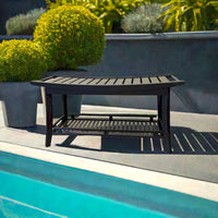 Banc de spa Premier en bambou massif 39
