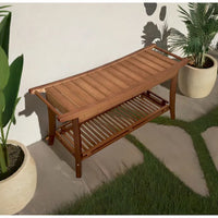 Banc de spa Premier en bambou massif 39