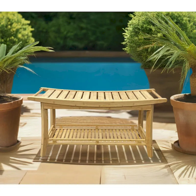 Banc de spa Premier en bambou massif 39