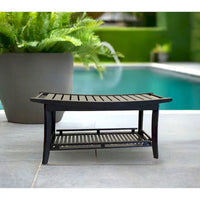 Banc de spa Premier en bambou massif 39