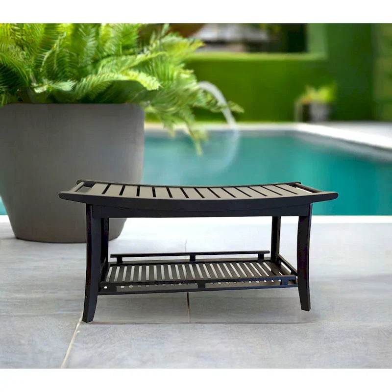 Banc de spa Premier en bambou massif 39