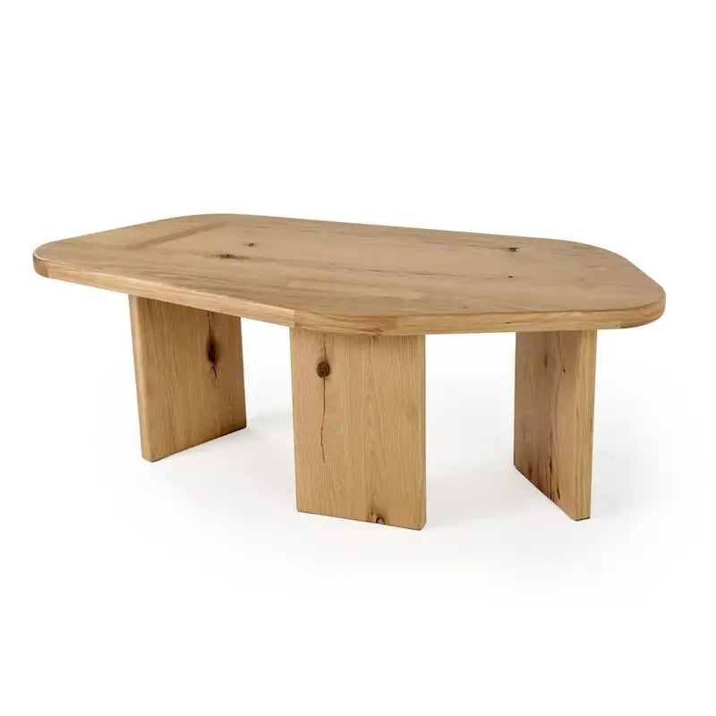 Ensemble de table basse en bois naturel moderne Jack Modrest