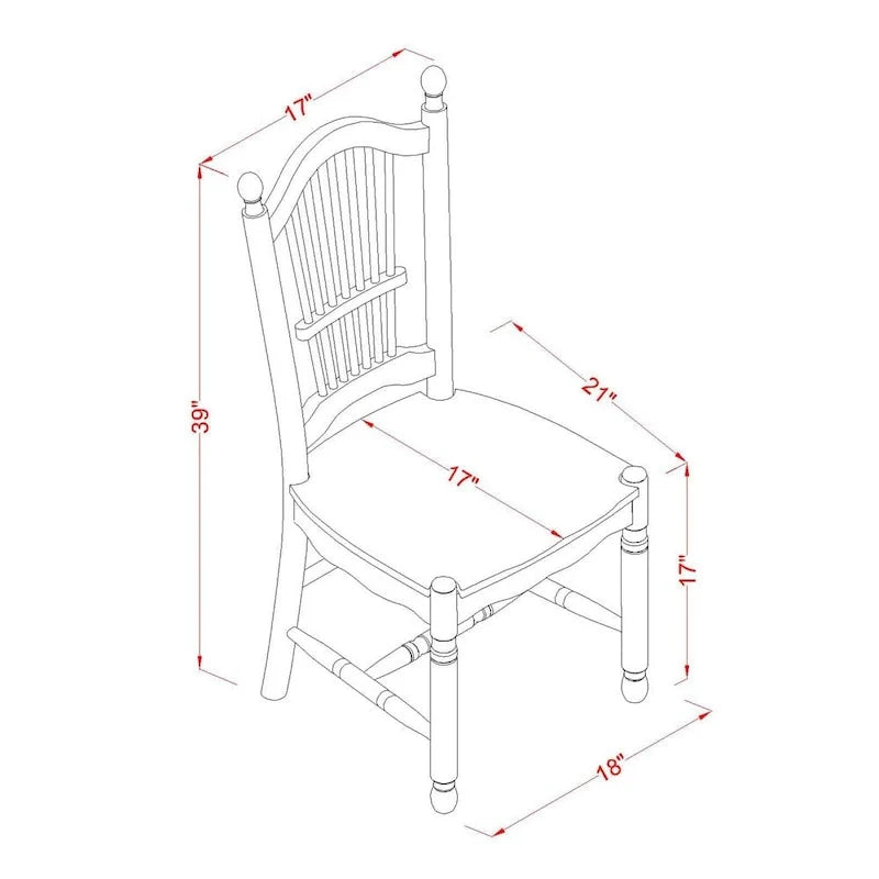 Ensemble de salle à manger East West Furniture - une table à manger ovale et chaises à assise en bois, blanc lin (options de pièces)