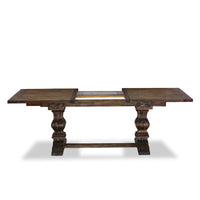 Ensemble de salle à manger 11 pièces East West Furniture - une table à manger et 10 chaises en tissu lin sable clair (options de finition)