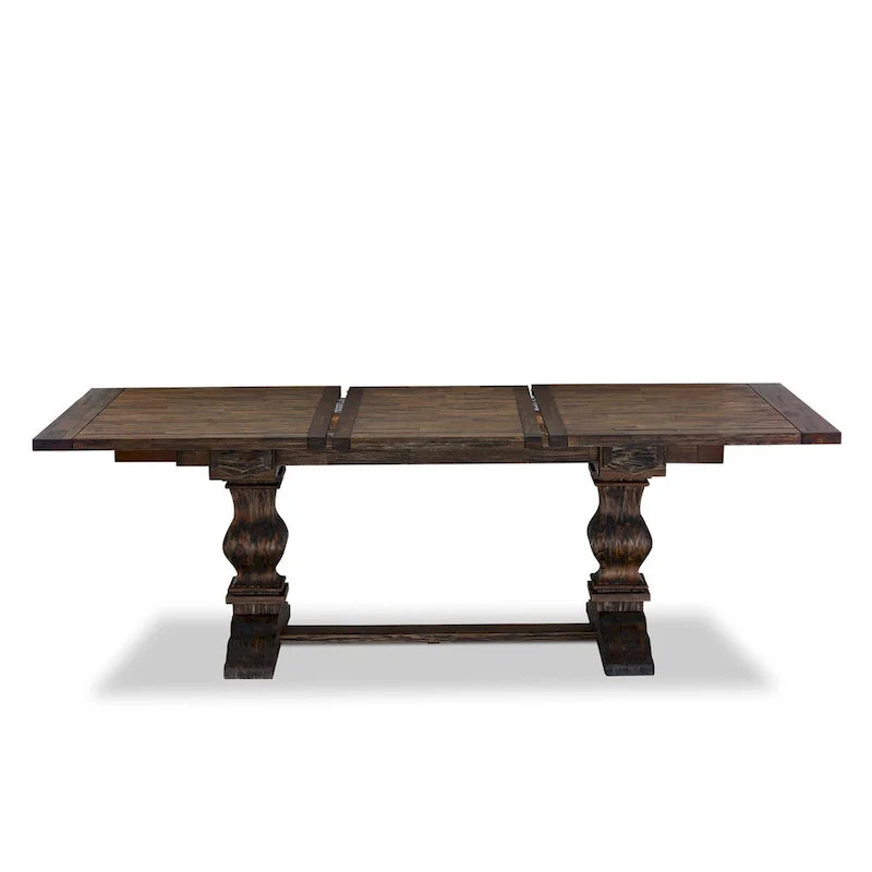 Ensemble de salle à manger 11 pièces East West Furniture - une table à manger et 10 chaises en tissu lin sable clair (options de finition)