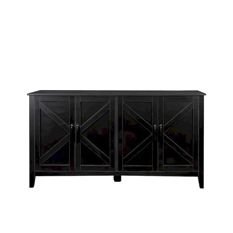 Buffet/Vaisselier autoportant de 59 po avec 4 portes