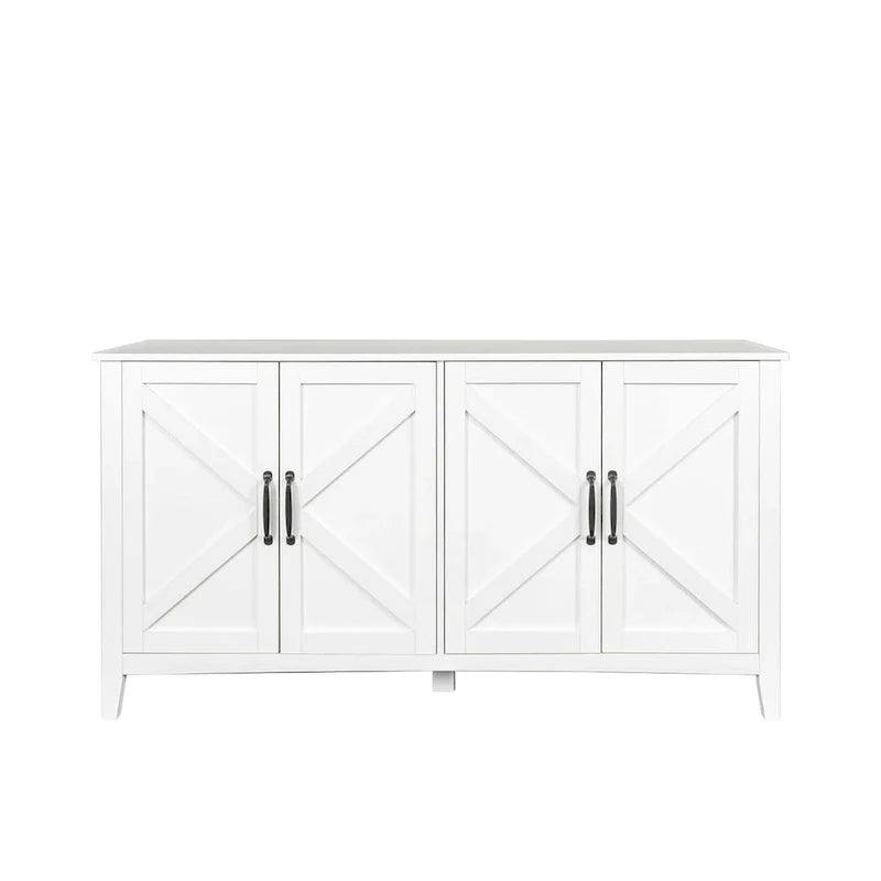 Buffet/Vaisselier autoportant de 59 po avec 4 portes
