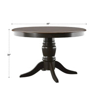 Table à manger bicolore antique champêtre Mackenzie par iNSPIRE Q Classic