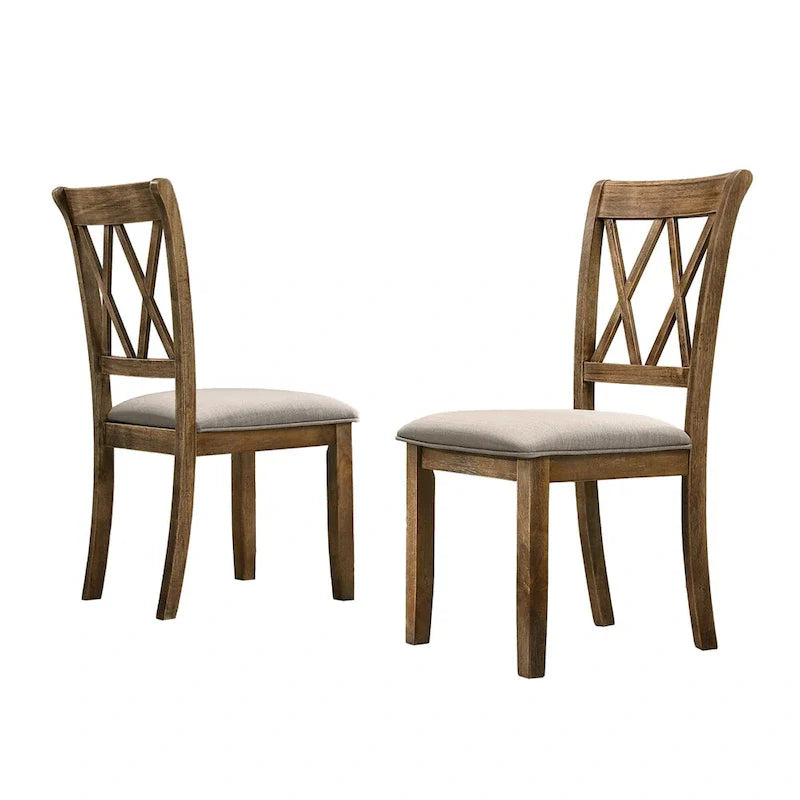 Ensemble de 2 chaises de salle à manger rembourrées