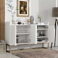 Buffet de salle à manger avec grand espace de rangement - 60L x 15.7W x 33.8H