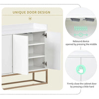 Buffet de salle à manger avec grand espace de rangement - 60L x 15.7W x 33.8H