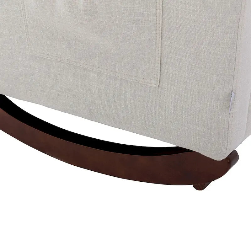 Fauteuil à bascule haut de gamme pour chambre de bébé, fauteuil rembourré