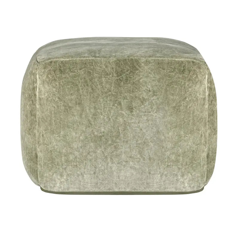 Villa by Classic Home Heirloom pouf en velours de 18 po