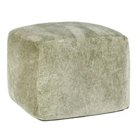 Villa by Classic Home Heirloom pouf en velours de 18 po